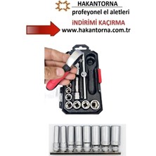 ALWAYSSPEED Ht- Rico 1/4 Uzun Lokma Takımı 8 Parça Arm 1/4 Küçük Lokma Takımı Seti 19 Parça