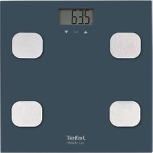 Tefal Akıllı Banyo Tartısı Yağ ve Vücut Kitle Ölçer Paslanmaz Çelik Gövde LCD Ekran Hassas Ölçüm Outlet Teşhir Ürün
