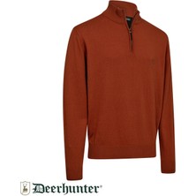 Deerhunter Harrington Fermuarlı Kahve Kazak M