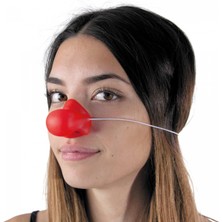 Marsilyan Turuncu Renk Lastikli Ses Çıkaran Palyaço Burnu