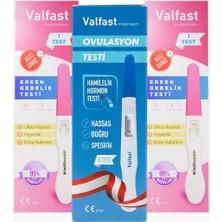 Valfast Hamilelik Planlama Seti - 5 Adet Ovulasyon (Yumurtlama) + 2 Adet Erken Gebelik Testi