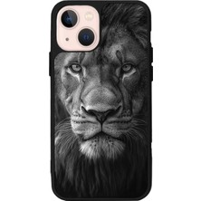 iPhone 13 Mini Uyumlu Aslan Tasarımlı Glossy Premium Kılıf