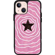iPhone 13 Mini Uyumlu Retro Yildizlar Tasarımlı Glossy Premium Kılıf