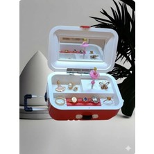 Yadian Ayderonline Kırmızı Renk 15X23 cm –müzikli Balerinli Takı Saklama Kutusu