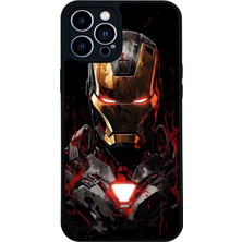 iPhone 13 Pro Max Uyumlu  Iron Man ( Demir Adam ) Tasarımlı Glossy Premium Kılıf