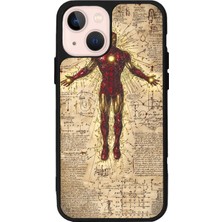 iPhone 13 Mini Uyumlu Iron Man ( Demir Adam ) Tasarımlı Glossy Premium Kılıf
