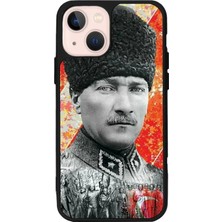iPhone 13 Mini Uyumlu Mustafa Kemal Ataturk Tasarımlı Glossy Premium Kılıf