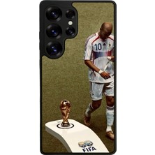 Samsung Galaxy S25 Ultra Uyumlu Zidane Tasarımlı Glossy Premium Kılıf