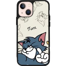 iPhone 13 Mini Uyumlu Tom And Jerry Tasarımlı Glossy Premium Kılıf