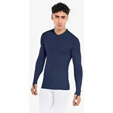 Decathlon Yetişkin Uzun Kollu Termal Üst Içlik - Lacivert - Keepdry - Futbol Içliği