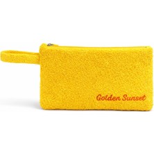 Melnio Havlu Makyaj & Plaj Çantası- Su Geçirmez Iç Astarlı /fermuarlı