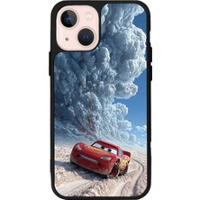 iPhone 13 Mini Uyumlu Şimsek Mcqueen Tasarımlı Glossy Premium Kılıf