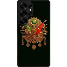 Samsung Galaxy S25 Ultra Uyumlu Osmanli Tugrasi Tasarımlı Glossy Premium Kılıf