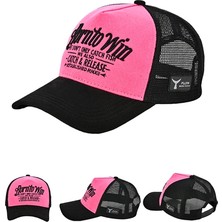 Fujin Btw Trucker Şapka Black Fuchsia