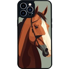 iPhone 13 Pro Max Uyumlu At Horse Tasarımlı Glossy Premium Kılıf