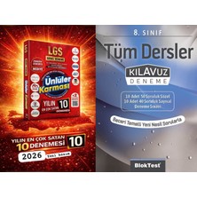 2026 Yeni Basım Ünlüler Karması Lgs 10'lu Genel Deneme Sınavı + Tudem Genel Deneme