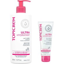 Topicrem Ultra Nemlendirici Vücut Sütü 500 ml + 75 ml Duş Jeli Hediyeli