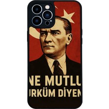 iPhone 13 Pro Max Uyumlu  Mustafa Kemal Ataturk Tasarımlı Glossy Premium Kılıf