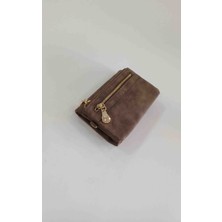 Matthew Cox Ozel Tasarim  Antik Deri Ufak Boy Byn Cuzdan