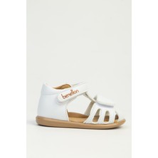 Benetton Çocuk Sandalet Beyaz BN-1531