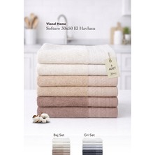 Vionel Home Softure 6’lı El Yüz Mutfak Havlu Seti | 30X50 cm | Günlük Kullanım | Yumuşak, Dayanıklı, Hızlı Kuruyan