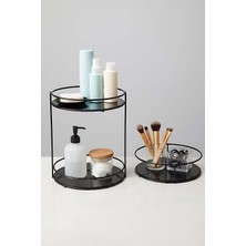 Siyah Metal Düzenleyici Stand