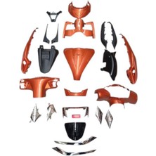 Motobisavm Kaporta Set TVS Jupiter 125 Turuncu - Plastik Aksamlar