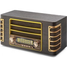 Marsilyan Bluetooth Nostaljik Hoparlör Fm 345 x 183 x 174 cm R1973BT