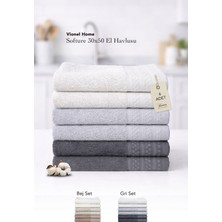 Vionel Home Softure 6’lı El Yüz Mutfak Havlu Seti | 30X50 cm | Günlük Kullanım | Yumuşak, Dayanıklı, Hızlı Kuruyan