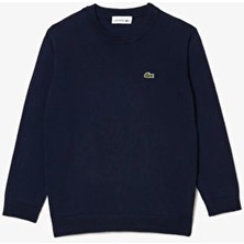 Lacoste Çocuk Bisiklet Yaka Lacivert Triko