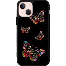 iPhone 14 Uyumlu Kelebek Tasarımlı Glossy Premium Kılıf
