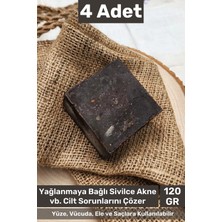 Carlburn #bitkiselsabun Güzel Kokulu El Yüz Saç Vücut Orijinal Bitkisel Ardıç Katranı Sabunu 120G - 4 Adet