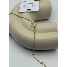 Biju Yılmaz Xuping Gold Taşlı Zincir Bileklik 25 -XPB34