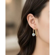 Biju Yılmaz Xuping Gold Tasarım Küpe - 25-XPKP304