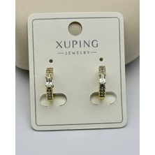 Biju Yılmaz Xuping Gold Mini Halka Küpe - 25-XPKP226