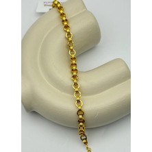 Biju Yılmaz 22K Altın Kaplama Halka Bileklik - 25-22K79