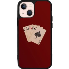 iPhone 14 Uyumlu Kirmizi Tasarımlı Glossy Premium Kılıf