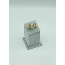 Biju Yılmaz Çelik Gold Ayarlanabilir Taşlı Yüzük - 25YZK35