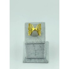 Biju Yılmaz Çelik Gold 6'lı Kelebek Yüzük - 25YZK169