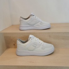 Luttoon 4027 Tx Beyaz Bağacalı Fuspetli Spor Ayakkabı