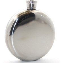Tekinhediyelik Paslanmaz Çelik Yuvarlak 5 Oz Tekli Matara ALK2676
