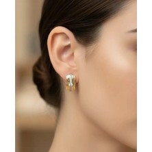 Biju Yılmaz Xuping Rose Taşlı Küpe - 25-XPKP109