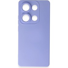 Esranın Dünyası Xiaomi Redmi Note 13 Pro 4g Kılıf Nano Içi Kadife Silikon - Lila