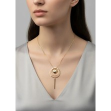 Biju Yılmaz Xuping Gold Kalp Detaylı Kolye - 25-XPK56