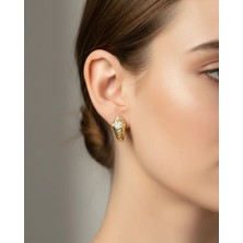 Biju Yılmaz Xuping Gold Taşlı Mini Küpe - 25-XPKP218