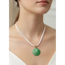 Biju Yılmaz Vip Ipli Istiridye Kolye - 25-VIPK22