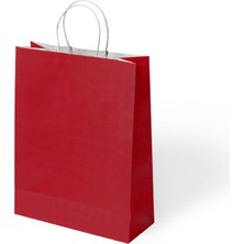 Party Express Büküm Saplı Poşet 18X8X24CM  1 Adet - Kırmızı