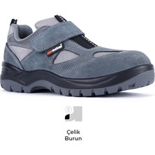 Mekap Pro Jüpiter 157-01 S1 Src Süet Deri Çelik Burun Iş Ayakkabısı
