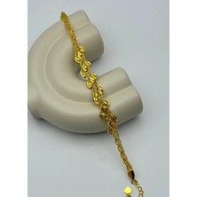 Biju Yılmaz 22K Altın Kaplama Hasır Örme Bileklik - 25-22K61