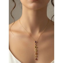 Biju Yılmaz Çelik Gold Renkli Y Kolye Küçük Boy - 25-CLKK52